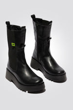 FLY LONDON - מגפי צ'לסי בצבע שחור - MASHBIR//365