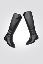 KENNETH COLE - מגפיים גבוהים בצבע שחור - MASHBIR//365