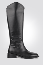 KENNETH COLE - מגפיים גבוהים בצבע שחור - MASHBIR//365