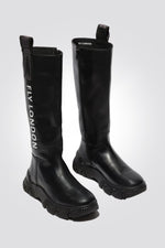 FLY LONDON - מגפיים לנשים בצבע שחור - MASHBIR//365