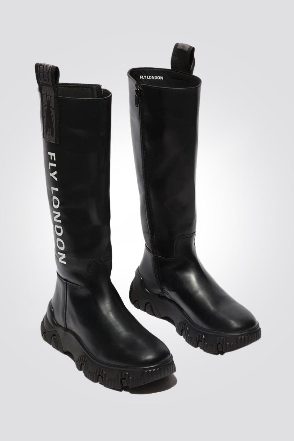 FLY LONDON - מגפיים לנשים בצבע שחור - MASHBIR//365