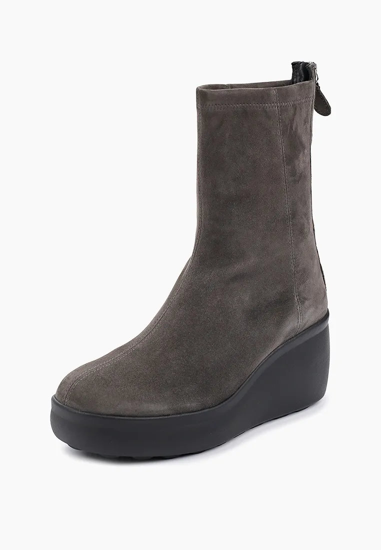 GEOX - מגפיים לנשים D SPHERICA EC9 A בצבע אפור - MASHBIR//365