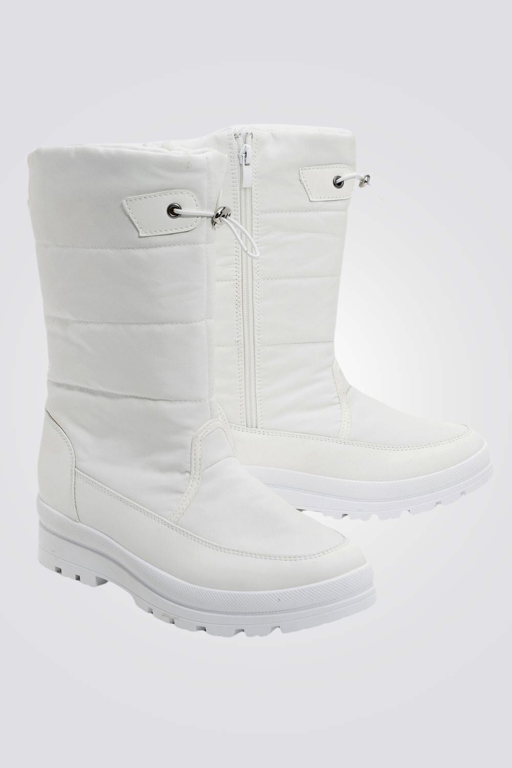 SEVENTYNINE - מגפיים לנשים דגם רימיני בצבע לבן - MASHBIR//365