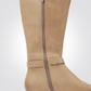 LADY COMFORT - מגפיים לנשים עם רצועה עליונה בצבע בז' - MASHBIR//365 - 3