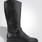 LADY COMFORT - מגפיים לנשים עם רצועה עליונה בצבע שחור - MASHBIR//365 - 1