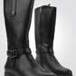 LADY COMFORT - מגפיים לנשים עם רצועה עליונה בצבע שחור - MASHBIR//365 - 2
