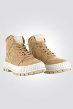 PALLADIUM - מגפיים לנשים PALLASHOCK HI SNK בצבע חום - MASHBIR//365