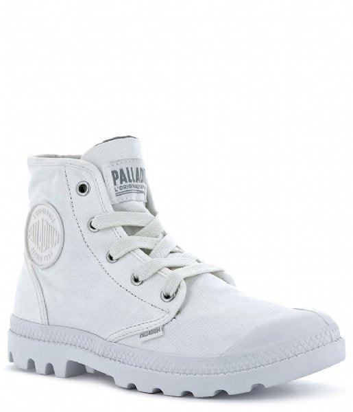 PALLADIUM - מגפיים לנשים PAMPA HI STAR בצבע לבן - MASHBIR//365