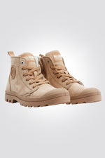 PALLADIUM - מגפיים לנשים PAMPA HI ZIP בצבע חום - MASHBIR//365