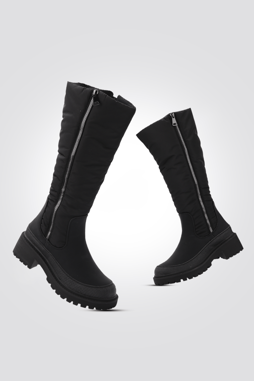 LADY COMFORT - מגפיים לנשים טרקטור בצבע שחור - MASHBIR//365