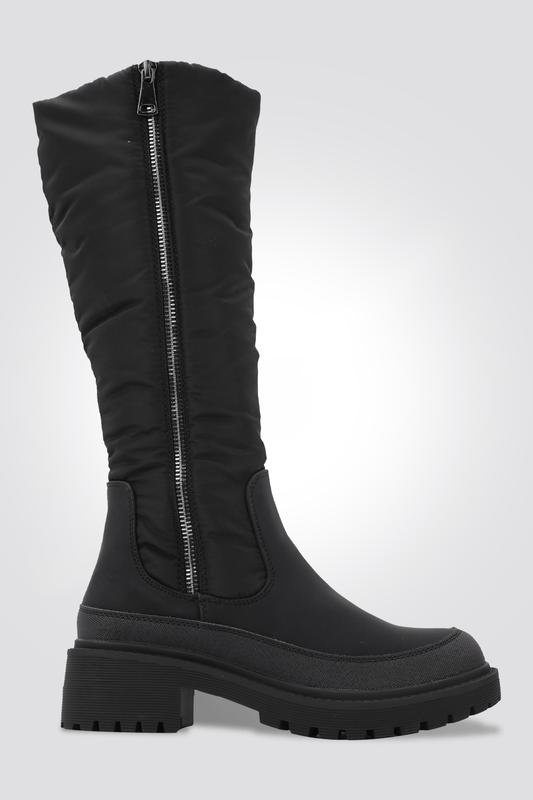 LADY COMFORT - מגפיים לנשים טרקטור בצבע שחור - MASHBIR//365