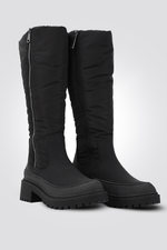 LADY COMFORT - מגפיים לנשים טרקטור בצבע שחור - MASHBIR//365