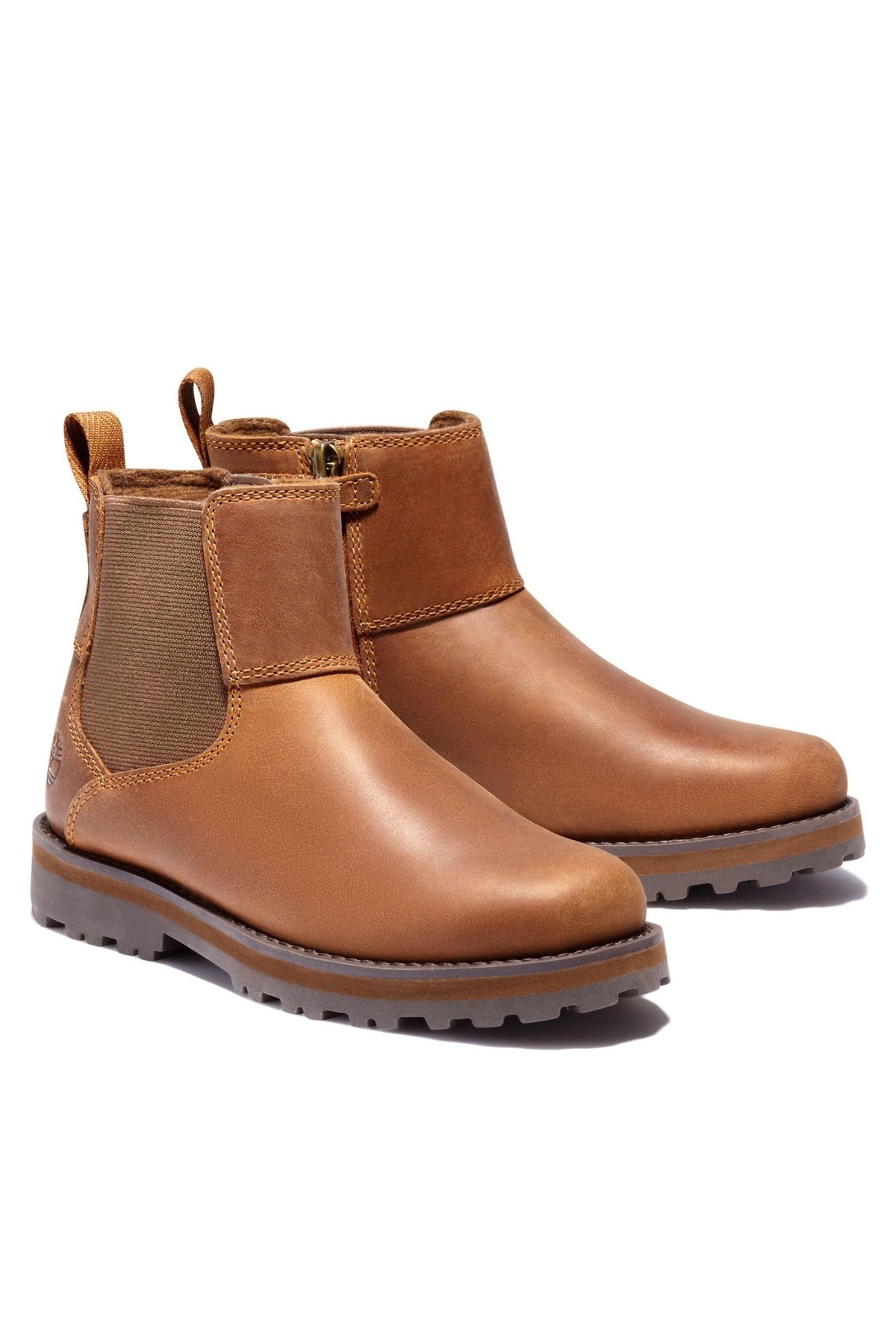 TIMBERLAND - מגפיים לנוער CONCORD SQUARE CHELS בצבע חום בהיר - MASHBIR//365