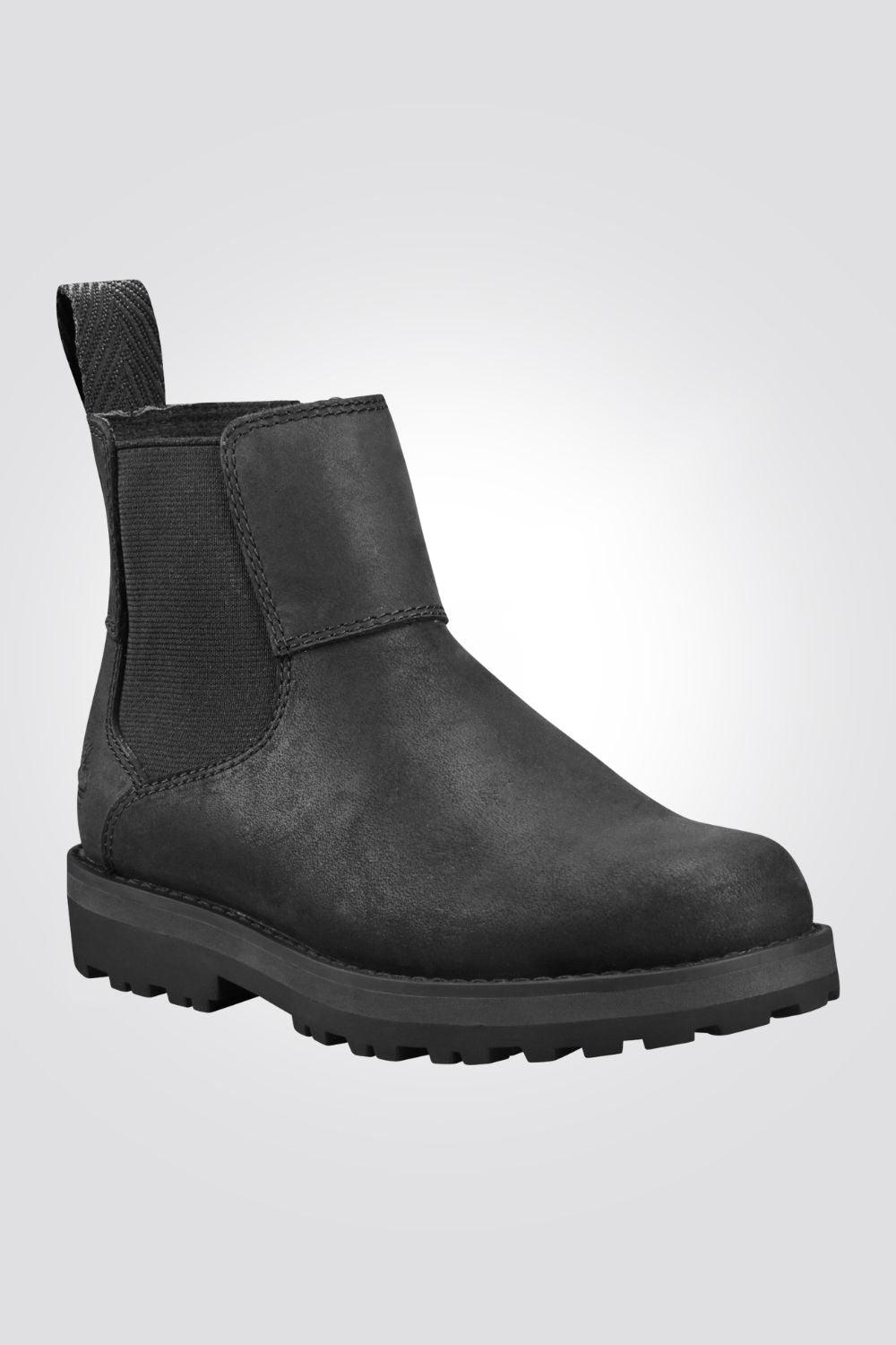 TIMBERLAND - מגפיים לנוער COURMA KID CHELSEA בצבע שחור - MASHBIR//365
