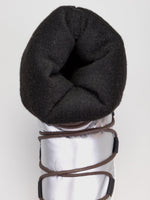 NAPAPIJRI - מגפיים עם שרוך בצבע כסף - MASHBIR//365