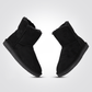 KENNETH COLE - מגפון דמוי עור פרווה בצבע שחור - MASHBIR//365 - 3