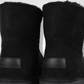 KENNETH COLE - מגפון דמוי עור פרווה בצבע שחור - MASHBIR//365 - 2