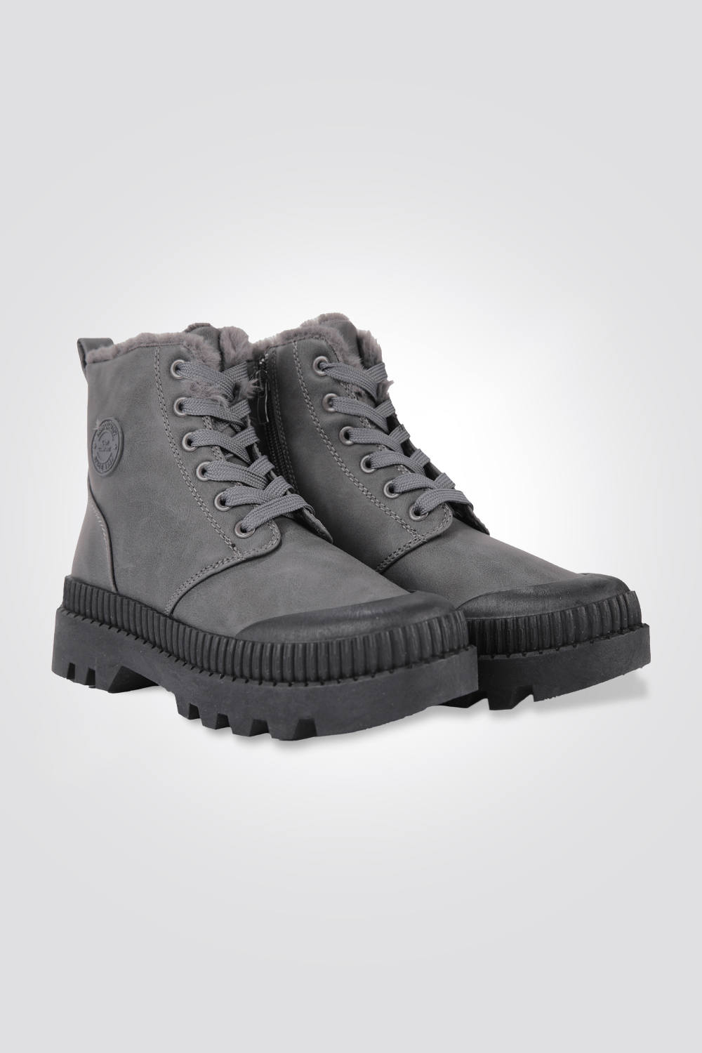 LADY COMFORT - מגפון פרווה בצבע אפור - MASHBIR//365