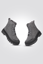 LADY COMFORT - מגפון פרווה בצבע אפור - MASHBIR//365