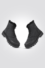 LADY COMFORT - מגפון פרווה בצבע שחור - MASHBIR//365