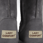 LADY COMFORT - מגפון פרווה לנשים בצבע אפור נוצץ - MASHBIR//365 - 4