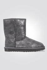 LADY COMFORT - מגפון פרווה לנשים בצבע כסף נוצץ - MASHBIR//365