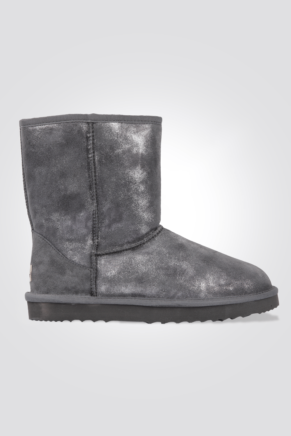 LADY COMFORT - מגפון פרווה לנשים בצבע כסף נוצץ - MASHBIR//365