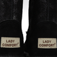 LADY COMFORT - מגפון פרווה לנשים בצבע שחור נוצץ - MASHBIR//365 - 4