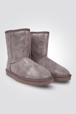 LADY COMFORT - מגפון פרווה לנשים בצבע ורוד נוצץ - MASHBIR//365