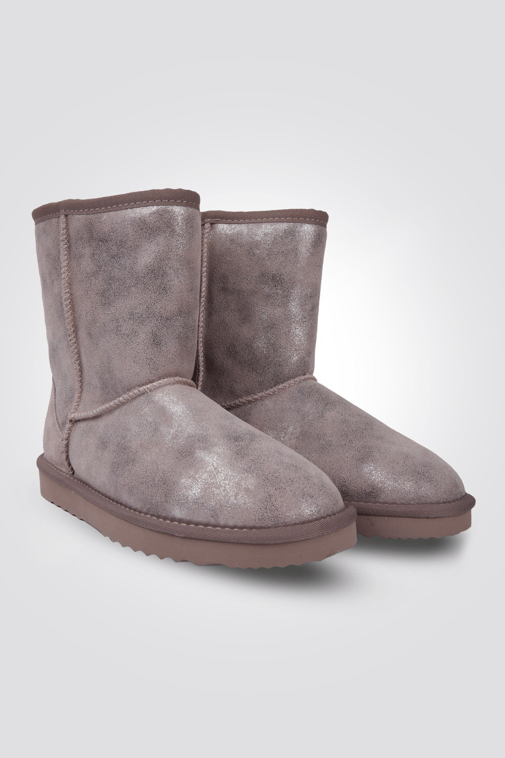 LADY COMFORT - מגפון פרווה לנשים בצבע ורוד נוצץ - MASHBIR//365