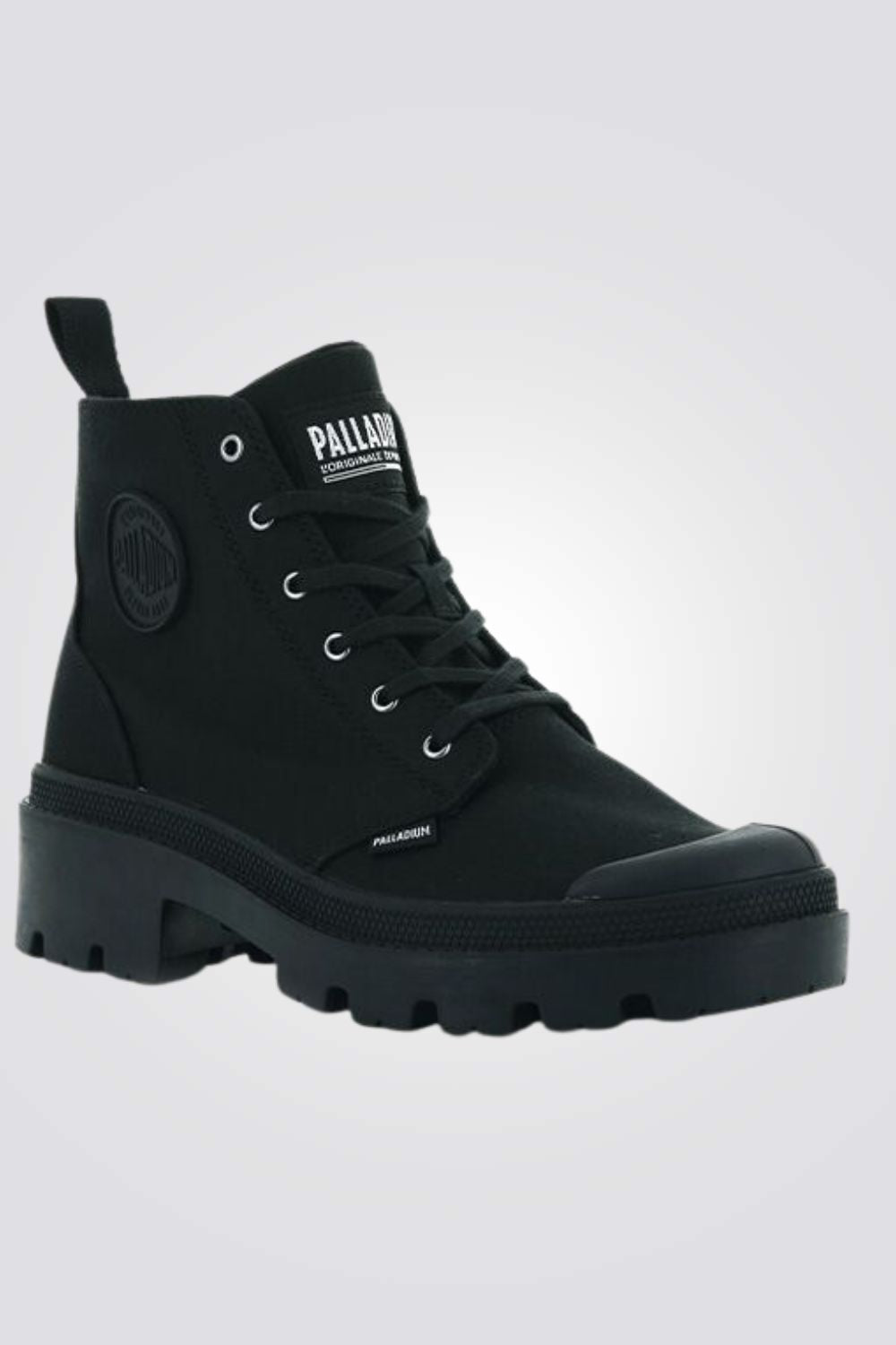 PALLADIUM - מגפון גבוה PALLABASE TWILL בצבע שחור - MASHBIR//365