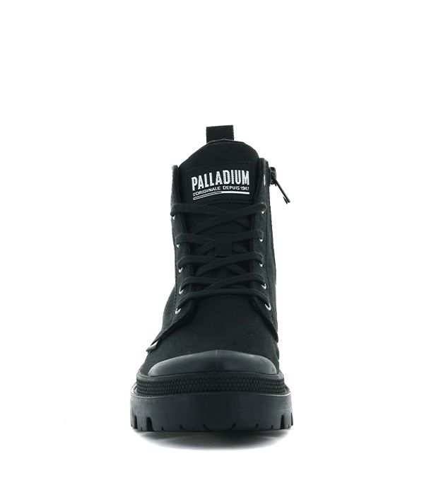 PALLADIUM - מגפון גבוה PALLABASE TWILL בצבע שחור - MASHBIR//365