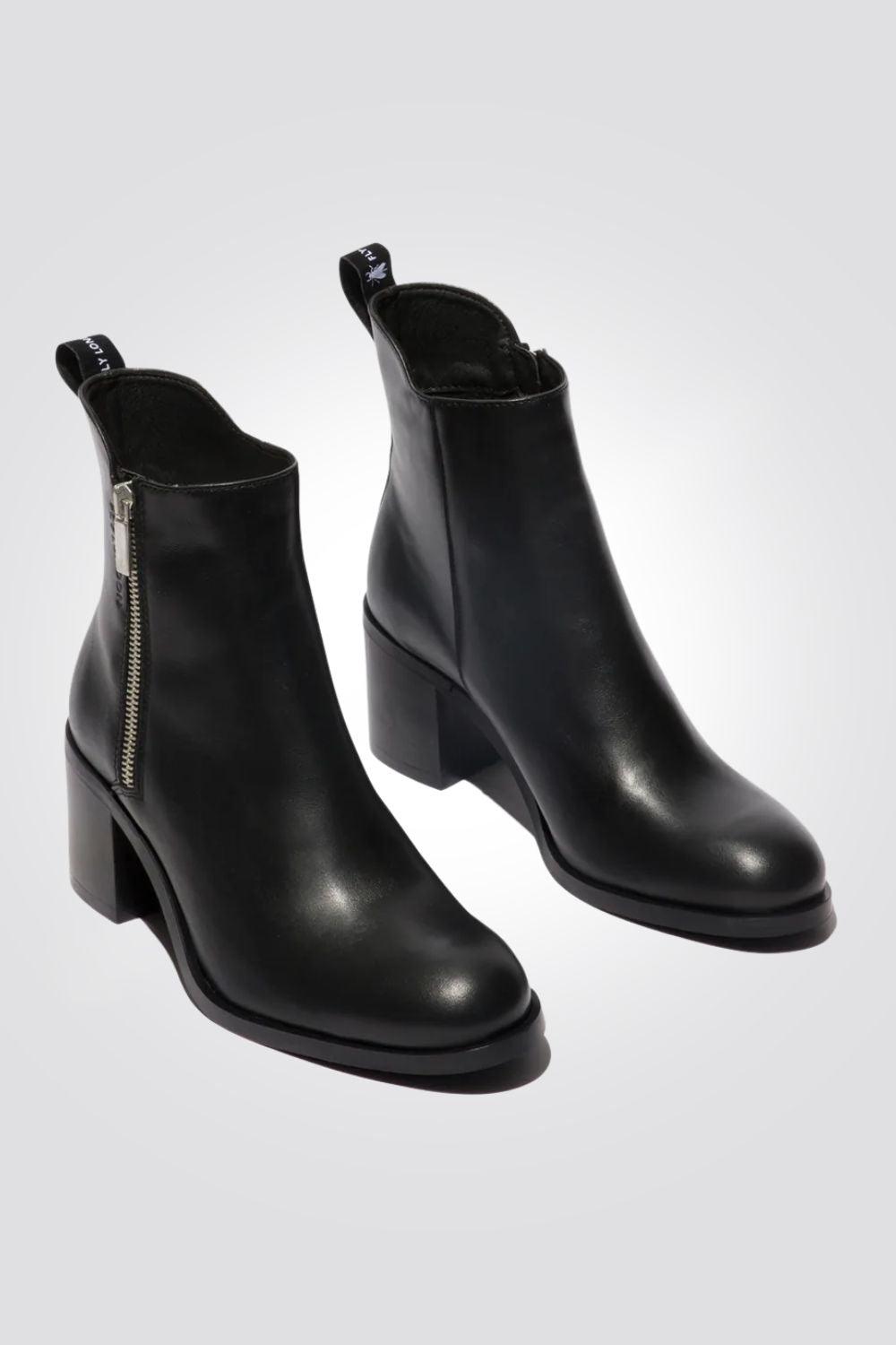 FLY LONDON - מגפון עקב בצבע שחור - MASHBIR//365