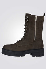 GEOX - מגפון לנשים D SPHERICA EC7 J בצבע אפור כהה - MASHBIR//365