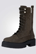 GEOX - מגפון לנשים D SPHERICA EC7 J בצבע אפור כהה - MASHBIR//365