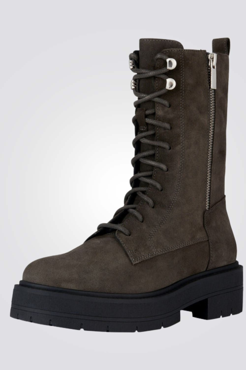 GEOX - מגפון לנשים D SPHERICA EC7 J בצבע אפור כהה - MASHBIR//365