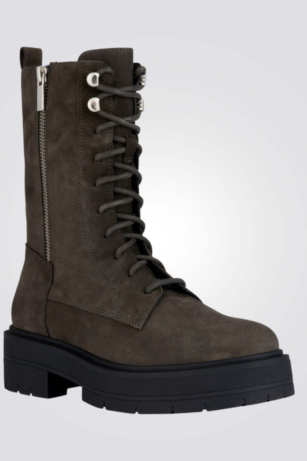 GEOX - מגפון לנשים D SPHERICA EC7 J בצבע אפור כהה - MASHBIR//365