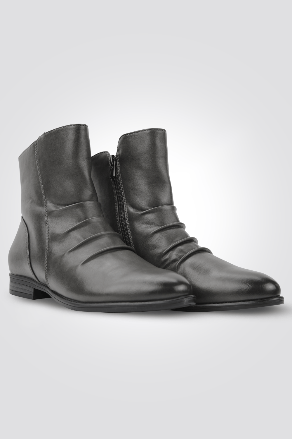 LADY COMFORT - מגפון לנשים עם כיוץ בצבע אפור - MASHBIR//365