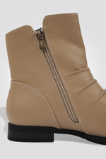 LADY COMFORT - מגפון לנשים עם כיוץ בצבע בז' - MASHBIR//365