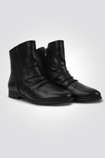 LADY COMFORT - מגפון לנשים עם כיוץ בצבע שחור - MASHBIR//365