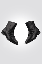 LADY COMFORT - מגפון לנשים עם כיוץ בצבע שחור - MASHBIR//365