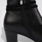 LADY COMFORT - מגפון לנשים עם רצועה כפולה בצבע שחור - MASHBIR//365 - 5