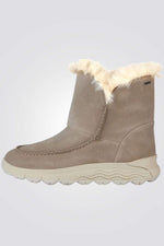 GEOX - מגפון לנשים SPHERICA 4X4 B ABX C בצבע בז' - MASHBIR//365