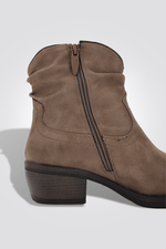 LADY COMFORT - מגפון נוחות בוקרים לנשים בצבע טאופ - MASHBIR//365