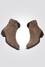 LADY COMFORT - מגפון נוחות בוקרים לנשים בצבע טאופ - MASHBIR//365