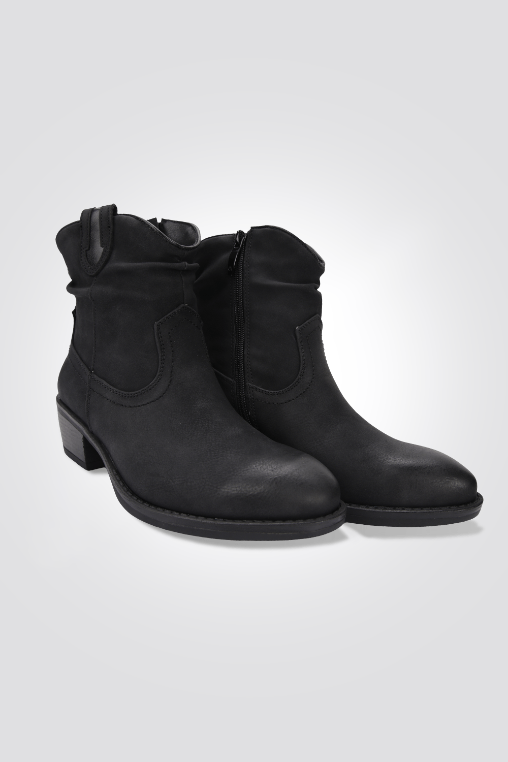 LADY COMFORT - מגפון נוחות בוקרים לנשים בצבע שחור - MASHBIR//365