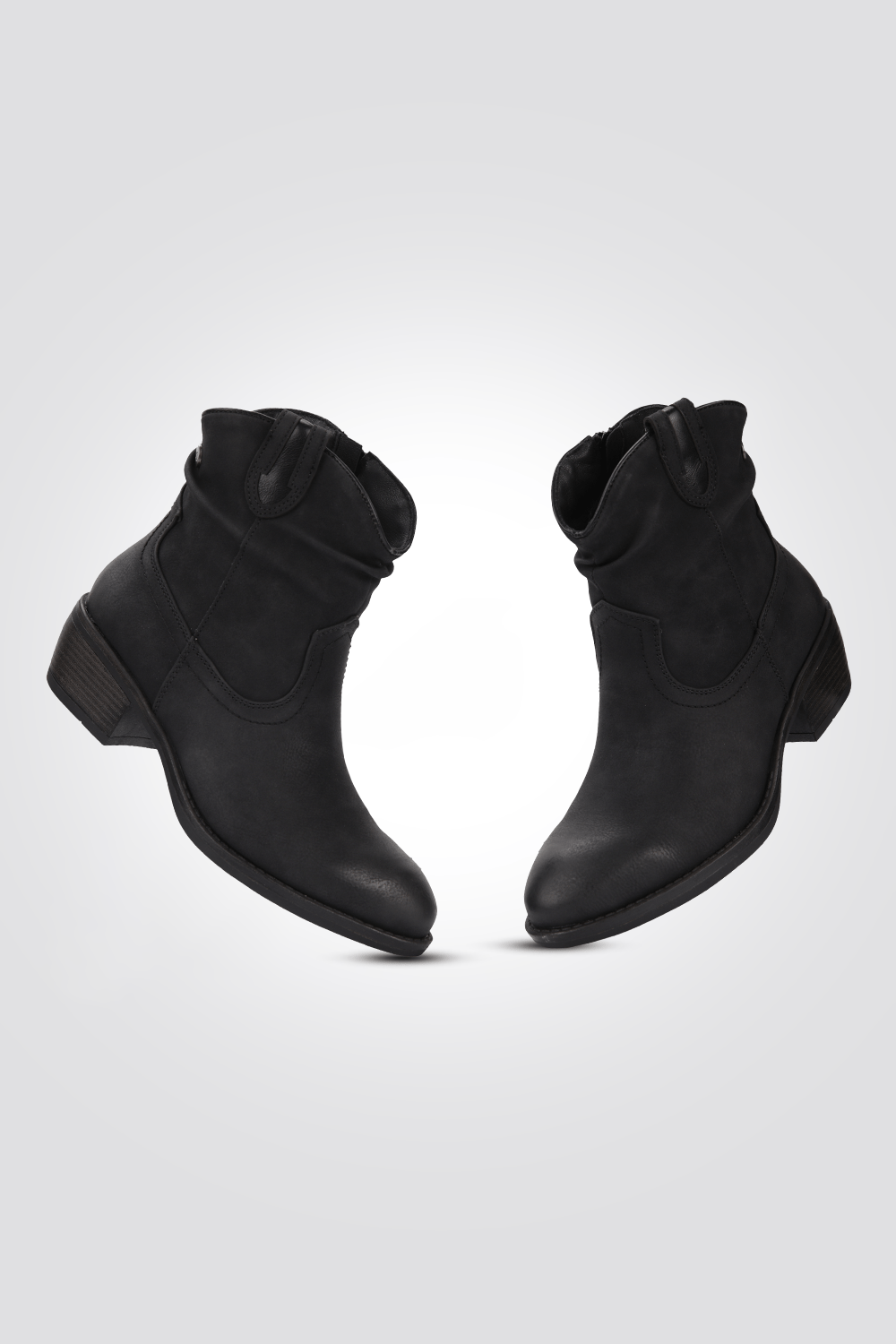 LADY COMFORT - מגפון נוחות בוקרים לנשים בצבע שחור - MASHBIR//365