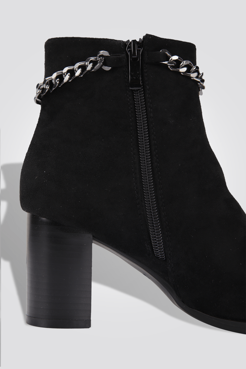 LADY COMFORT - מגפון נוחות עם עקב לנשים בצבע שחור - MASHBIR//365