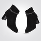 LADY COMFORT - מגפון נוחות עם עקב לנשים בצבע שחור - MASHBIR//365 - 3