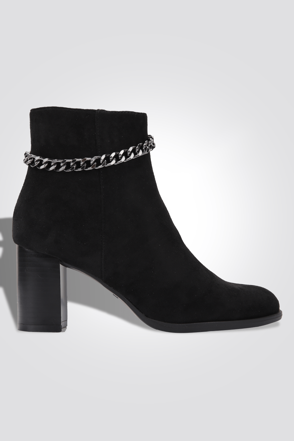 LADY COMFORT - מגפון נוחות עם עקב לנשים בצבע שחור - MASHBIR//365